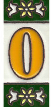 Charger l'image dans la galerie, Chiffres et lettres en céramique. Modèle "Vert" - Taille 3 x 7 cm
