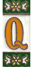 Charger l'image dans la galerie, Chiffres et lettres en céramique. Modèle "Vert" - Taille 3 x 7 cm