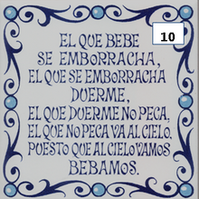Load image into Gallery viewer, Ceramic decal sayings - Spanish sayings - Decorative phrases