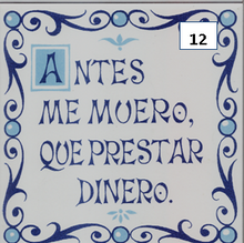 Load image into Gallery viewer, Ceramic decal sayings - Spanish sayings - Decorative phrases