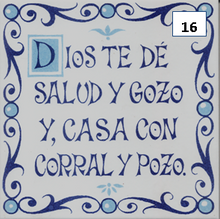 Load image into Gallery viewer, Ceramic decal sayings - Spanish sayings - Decorative phrases