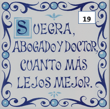 Load image into Gallery viewer, Ceramic decal sayings - Spanish sayings - Decorative phrases