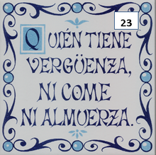 Load image into Gallery viewer, Ceramic decal sayings - Spanish sayings - Decorative phrases