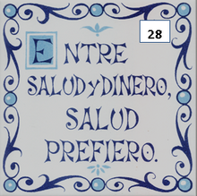 Load image into Gallery viewer, Ceramic decal sayings - Spanish sayings - Decorative phrases