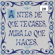 Load image into Gallery viewer, Ceramic decal sayings - Spanish sayings - Decorative phrases