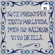 Load image into Gallery viewer, Ceramic decal sayings - Spanish sayings - Decorative phrases