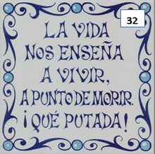 Load image into Gallery viewer, Ceramic decal sayings - Spanish sayings - Decorative phrases
