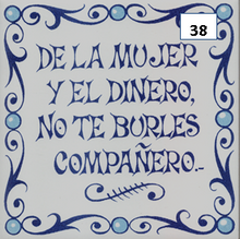 Load image into Gallery viewer, Ceramic decal sayings - Spanish sayings - Decorative phrases