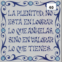 Load image into Gallery viewer, Ceramic decal sayings - Spanish sayings - Decorative phrases