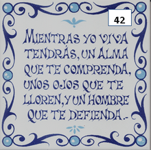 Load image into Gallery viewer, Ceramic decal sayings - Spanish sayings - Decorative phrases