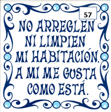 Load image into Gallery viewer, Ceramic decal sayings - Spanish sayings - Decorative phrases