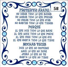 Load image into Gallery viewer, Ceramic decal sayings - Spanish sayings - Decorative phrases