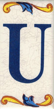 Charger l'image dans la galerie, Chiffres et lettres en céramique. Modèle "Craquelé". Taille 7,5 x 15 cm