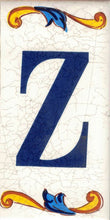 Charger l'image dans la galerie, Chiffres et lettres en céramique. Modèle "Craquelé". Taille 7,5 x 15 cm