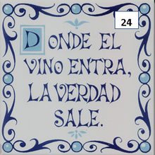 Load image into Gallery viewer, Ceramic decal sayings - Spanish sayings - Decorative phrases